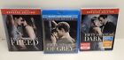 Fifty Shades of Grey trilogy on Blu-ray +DVD discs. Grey, Darker & Freed