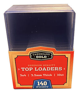10 CBG Brand 3.5mm Jersey Toploaders Memorabilia Relic Topload Card Holder 140pt