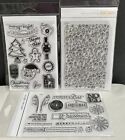Studio Calico CHRISTMAS Holiday Snowman Nutcracker Tree Planner Rubber Stamps