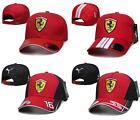 new Unisex Adult Ferrari F1 Team Racing Adjustable Sun Hat Caps