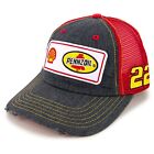 Joey Logano Shell Pennzoil Vintage Patch Hat Black/Red