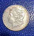 New Listing1887 AU Morgan Silver Dollar 90% $1 Coin US