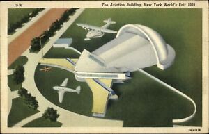 New York World's Fair Aviation Building ~ RPO Weehawken 1940 ~ Audubon stamp