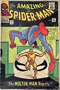 Amazing Spider-man 35 (1966) 2nd appearance of Molten Man