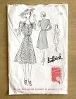 Vintage 1930s-1940s Butterick 9219 REDINGOTE Coat Dress & SLIP Sewing Pattern