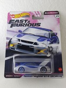 2020 Hot Wheels Premium Fast and Furious Nissan Skyline GTR Quick Shifters R33