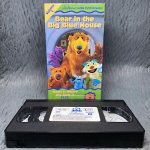 Bear in the Big Blue House - Home Is Where The Bear Is VHS Tape 1998 Volume 1