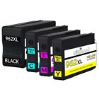 4PK For HP 962XL BCMY Ink Cartridges for Officejet Pro 9012 9013