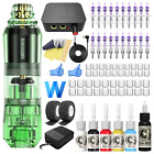 Complete Tattoo Pen Kit Rotary Machine, Cartridge, Needles, Ink for Beginners