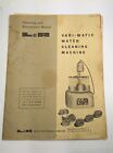Vintage Watchmakers Estate L&R Watch Cleaning Vari-Matic Machine Manual #6
