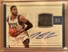2016-17 National Treasures Patch Auto Karl Anthony Towns /25 game worn 2nd Year