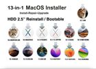 13in1 USB Mac OS Bootable HDD Disk 2.5