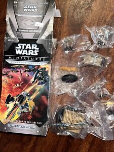 Star Wars Miniatures Starship Battles Booster Pack Opened Box