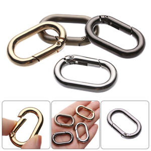 Carabiner Strong Clip Snap Hook Keyring Camping Oval Ring Lock Clips Accessory