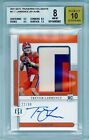 2021 National Treasures Collegiate Trevor Lawrence Patch Auto /99 RC BGS 8/10