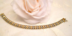 14k Italy Tri-Color Gold Ladies Bracelet Box Clasp 12 Gr Marked: B&M Sz 7