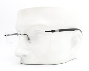 Ray-Ban RB 8720 1000 Liteforce Rimless Eyeglasses Glasses Gunmetal Black 56mm