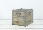 Vintage Wood Crate Vintage 1962 Chester Dairy Wood Crate Chester Illinois Wood B