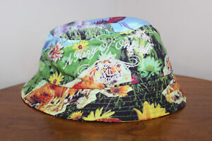 AKOO MENS OASIS BUCKET HAT A KING OF ONESELF ANIMAL & FLORAL MULTICOLOR SIZ L/XL