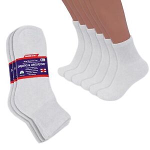 Diabetic Ankle Socks Mens Circulatory Health Socks 3 12 Pairs 9-11 10-13 13-15