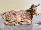 Vintage FONTANINI Ox Bull Cow Nativity Figurine  Depose Italy