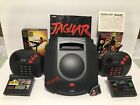 Atari Jaguar Console Bundle (Console Manual, 2 Controllers, 4 Games,  OEM Power