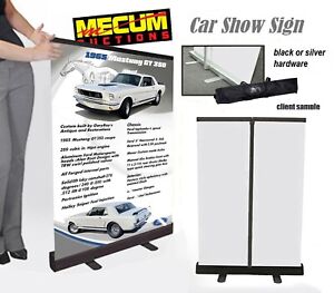 Car Show or Auction Display w/Tote Bag YOUR CAR