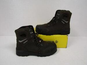 Terra Men's Marshal Waterproof Composite Toe Work Boots, Brown, Size 12 M