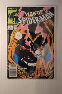 Web of Spider-Man #38 Return of the Hobgoblin! Marvel Comics 1988