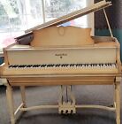 Marshall & Wendell Baby Grand Ampico Player Piano & Bench Ivory Color Free S/H