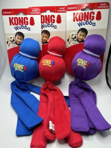 Kong - Wubba Purple Dog Tug of War and Fetch Toy Large.  NEW