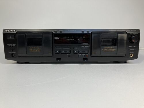Sony TC-WE435 Stereo Dual Cassette Deck Tape Recorder ** NEW BELTS **