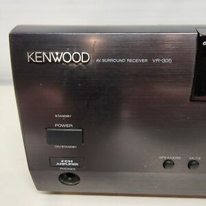 Kenwood VR-305 AV Surround Receiver Home Theater Stereo 6 Ch Input No Remote