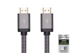 Monoprice 8K Certified Braided Ultra High Speed HDMI 2.1 Cable 10ft Black 48Gbps