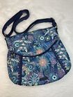 Sakroots Crossbody Bag in Eco-Twill, Multifunctional Purse Royal Blue Seascape