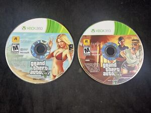 Xbox 360 Grand Theft Auto V GTA Five Install & Play DISCS ONLY Free Shipping