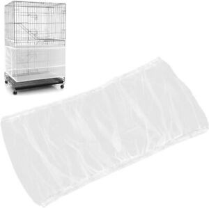 Bird Cage Seed Catcher,Seed Catcher Guard Net 90 x 15.7 Inch White