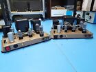 Heathkit W4-AM monoblock tube power amplifiers fully restored and tested
