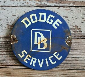 New ListingVintage DB Dodge Brothers Service Porcelain Enamel Metal Dealer Sign