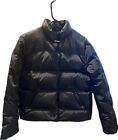 Coach Puffer Jacket Leather XS black new w/o tags