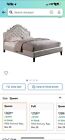 queen size bed frame with headboard wood