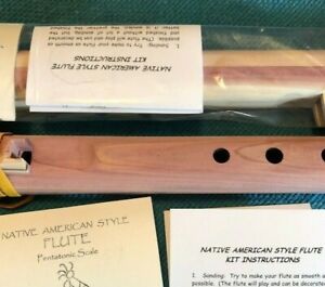 Cedar Wooden Flute Kit-You finish your style Key C Instructions included Custom