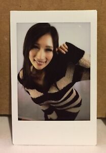 JULIA (じゅりあ) Striped Winter Sweater Original Cheki RARE JAV (Only One) 1/1 HOT