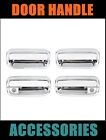 Accessories Chrome Side Door Handle Covers Trims For 1995-2004 Toyota Tacoma (For: Toyota)