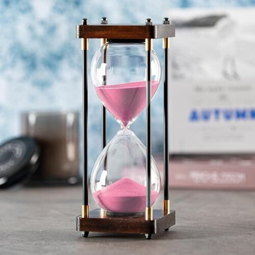 Premium Large Hourglass Sand Timer 60 Minutes Sandglass Clock