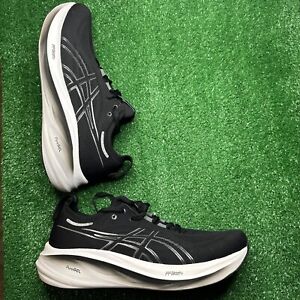 Asics Gel-Nimbus 26 men’s Size 9.5 Running Shoes 1011B794 ‘Black/White’