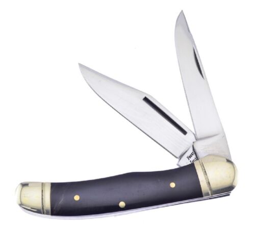 Frost Folding Hunter Pocket Knife - Buffalo Horn Handles - NEW