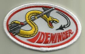 SIDEWINDER AIM-9 MISSILE PATCH USAF NAVY FIGHTERJET AIRCRAFT WEAPON PILOT USA