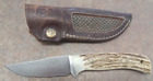 Muela Bohler N690 Husky Stag Knife With Leather Sheath