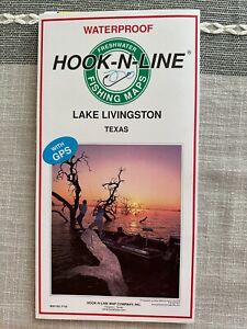 Hook-N-Line F106 Fishing Map for Lake Livingston, Texas